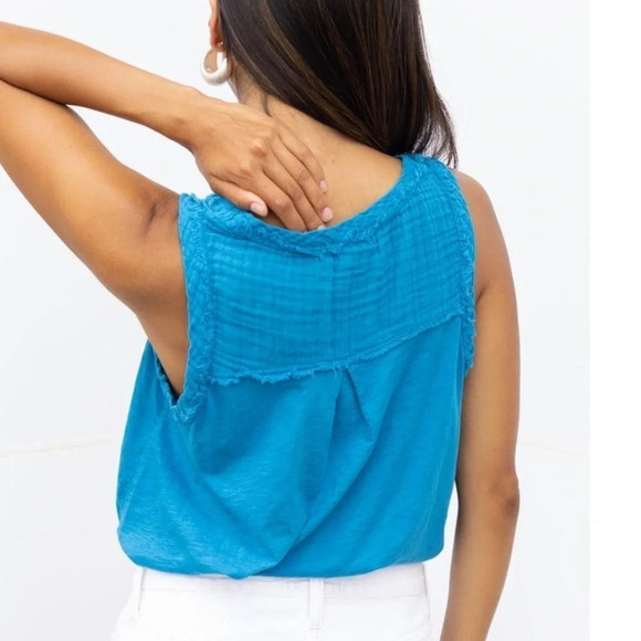 NWT Michael Stars V-Neck Tank in Supima Cotton - Size 2X - Picture 2 of 7